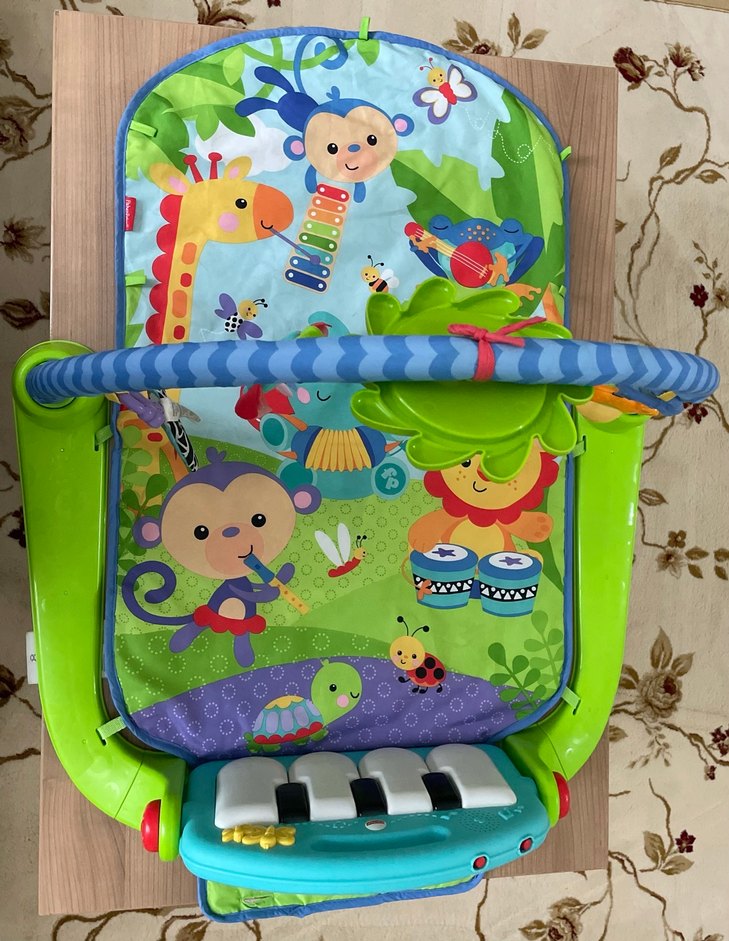 Fisher Price Renkli Bebek Oyun Matı ve Piyano Oyuncağı - Görsel 3