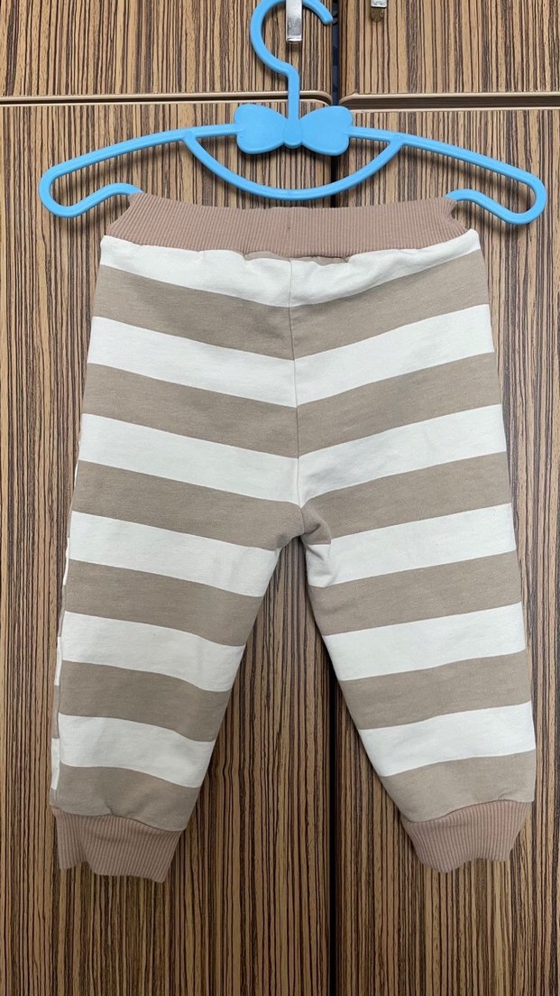 Civil 9-12 AY Bej Çizgili Rahat Kesim Erkek Çocuk - Görsel 2