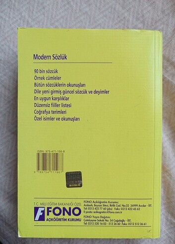 Fono İtalyanca Türkçe modern sözlük