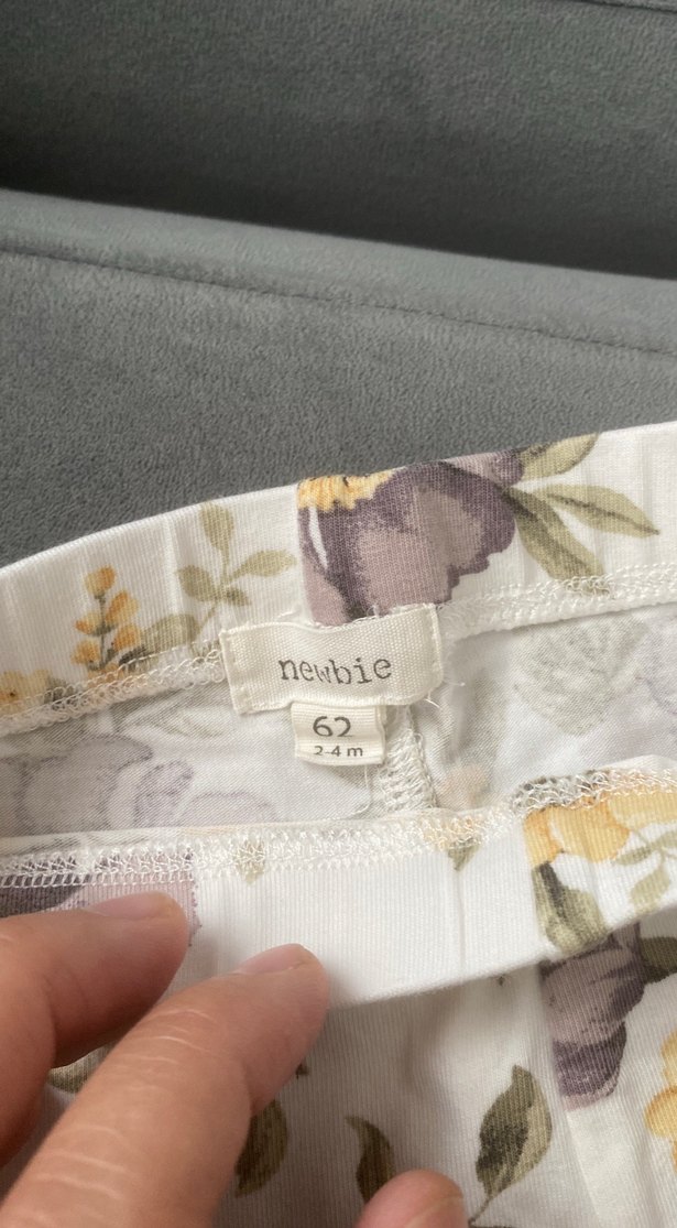 Dantelli Çiçek Desenli Kız Tayt - Görsel 5