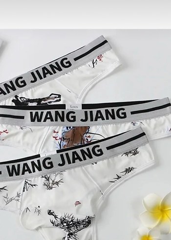 Beyaz Baskılı Erkek Boxer JIANG - Görsel 5