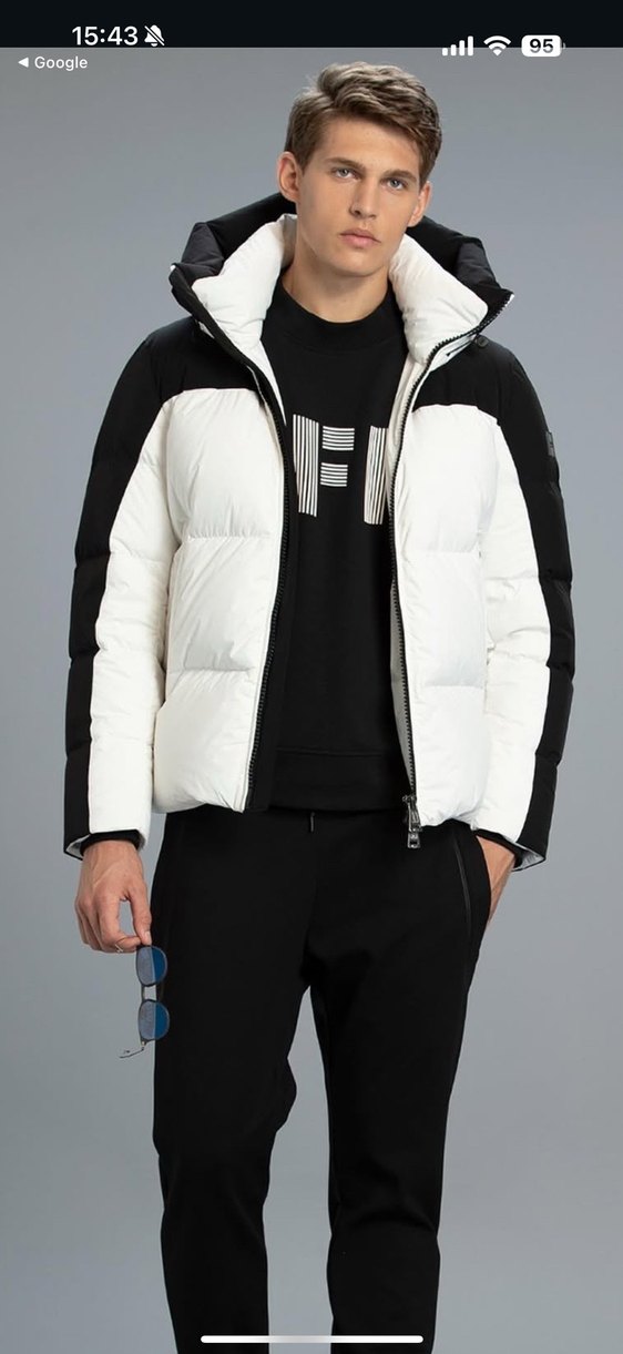 Lufian kaz tüyü mont - Görsel 2