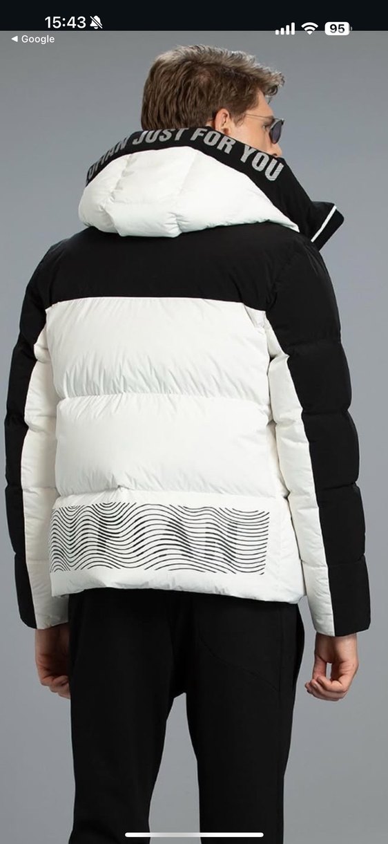 Lufian kaz tüyü mont - Görsel 3