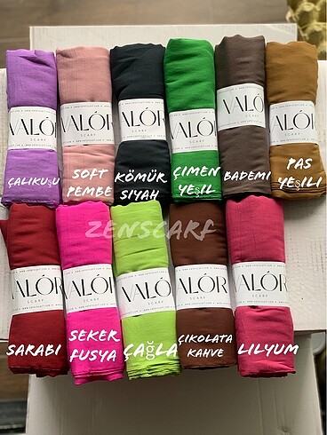 Valor scarf pamuk kraş en yeni renkler güncel