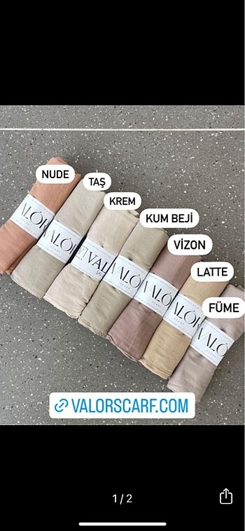  Beden Latte valor scarf şal