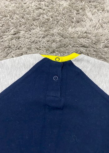 Renkli Baskılı Kısa Kollu Erkek Bebek Body - Görsel 3