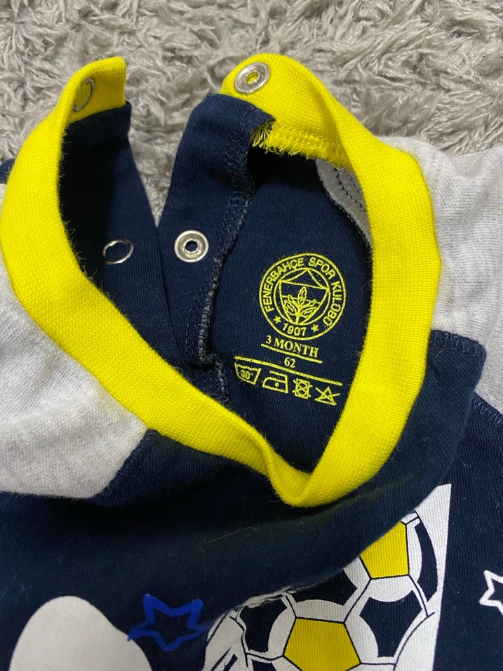 Renkli Baskılı Kısa Kollu Erkek Bebek Body - Görsel 5