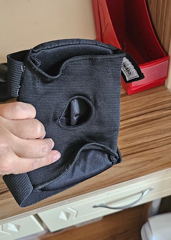 Siyah Biker Motorcu Dizlikleri Velcro - Görsel 3