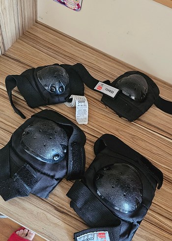 Siyah Biker Motorcu Dizlikleri Velcro - Görsel 2