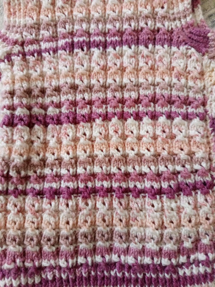 Kız Çocuk Bohem Örgü Yelek - Görsel 4