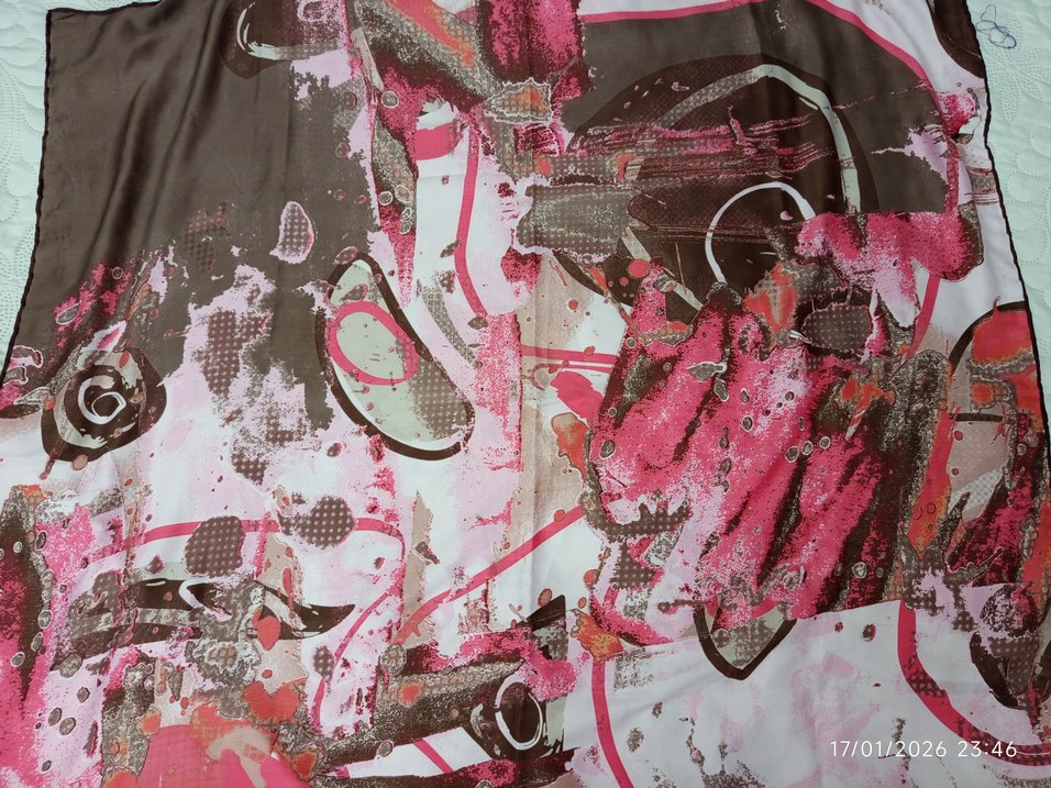 Pembe kadın eşarp - Görsel 4