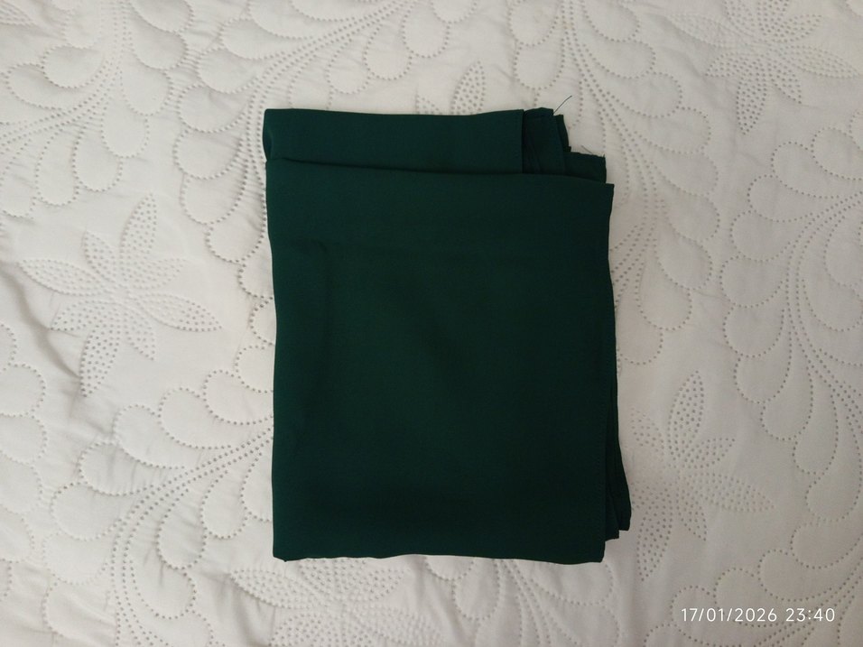 Koyu Yeşil Kadın Şal - Görsel 2