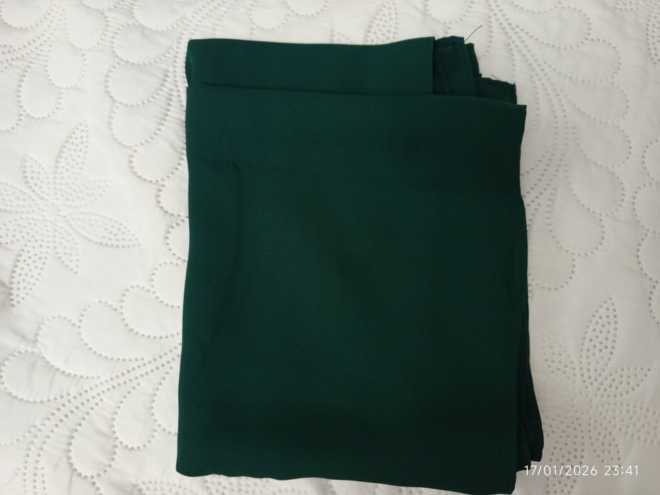 Koyu Yeşil Kadın Şal - Görsel 5