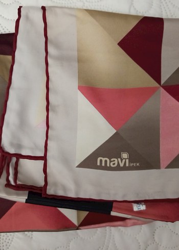 Kadın Çok Renkli Drapeli eşarp - Görsel 5