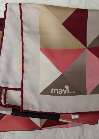 Kadın Çok Renkli Drapeli eşarp - Görsel 4