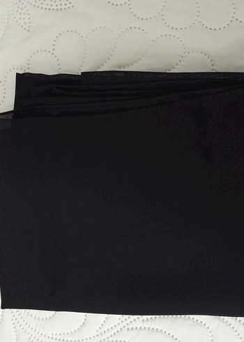 Kadın Siyah şal eşarp - Görsel 2