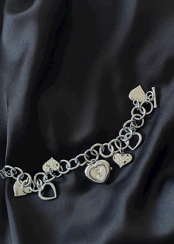 Charmlı Koton Silver Kadın Saati - Görsel 2