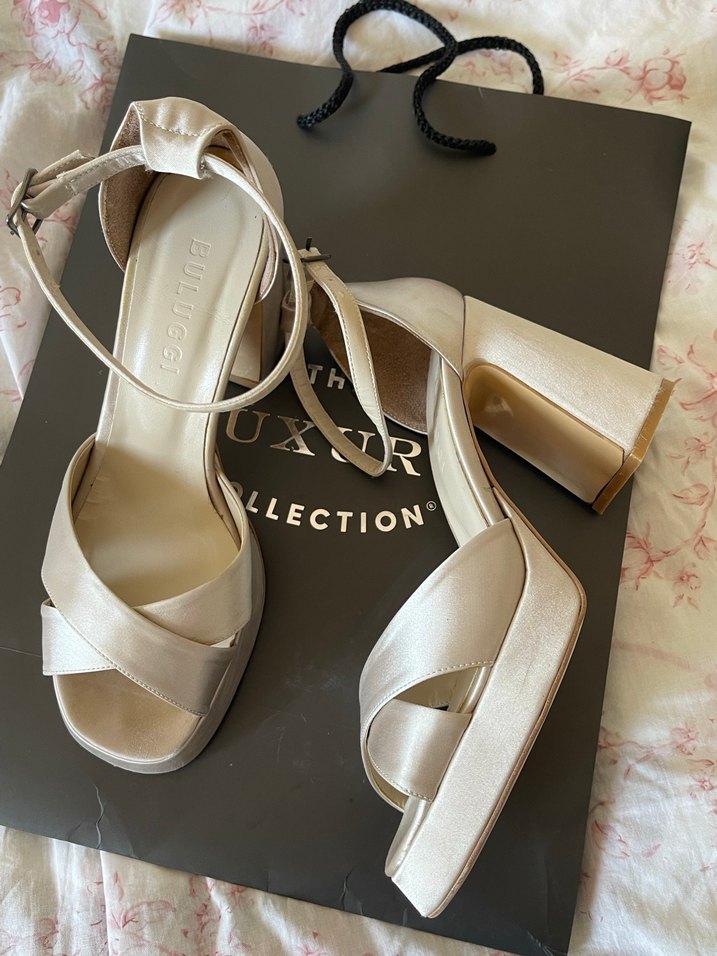 Saten Topuklu Kadın Abiye Ayakkabı - Görsel 2