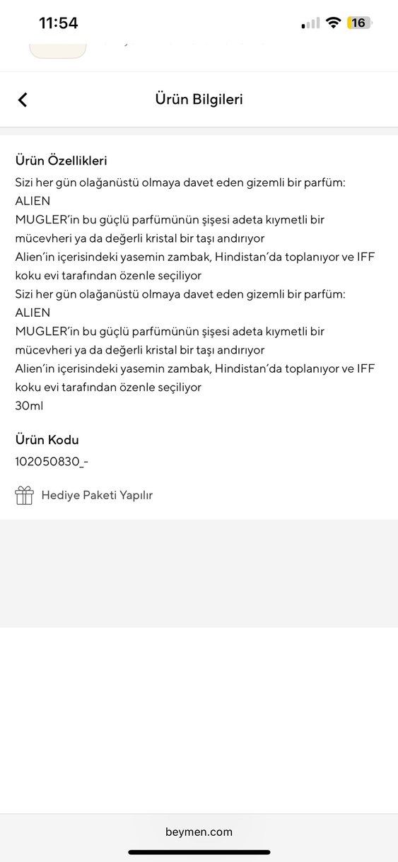 Mugler Alien EDP 30ml Kadın Parfüm - Görsel 2