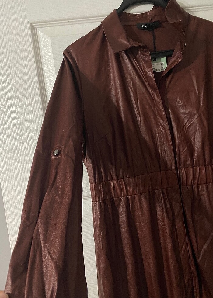 Kayra deri elbise - Görsel 3