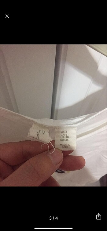 38 Beden Pamuklu kumaş kısa elbise ????