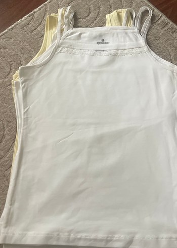 Pastel Beyaz Baskılı Çocuk Atlet - Görsel 3