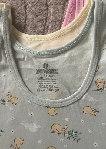 Bebek Desenli Atlet 3'lü Set - Görsel 2