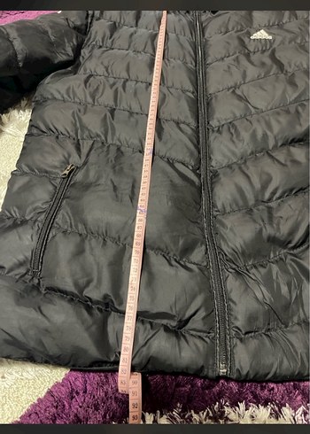 Siyah Adidas Fermuarlı Erkek Mont - Görsel 5