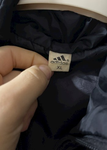 Siyah Adidas Fermuarlı Erkek Mont - Görsel 2