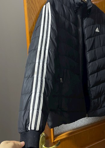 Siyah Adidas Fermuarlı Erkek Mont - Görsel 3