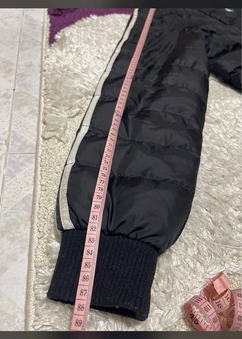 Siyah Adidas Fermuarlı Erkek Mont - Görsel 4