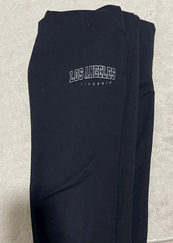 Siyah Kadın Dar Kesim Eşofman Altı - Görsel 3