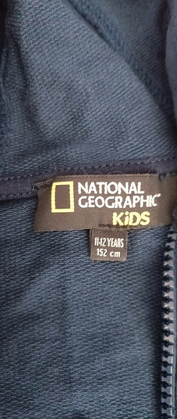 National Geographic Fermuarlı sweatshirt