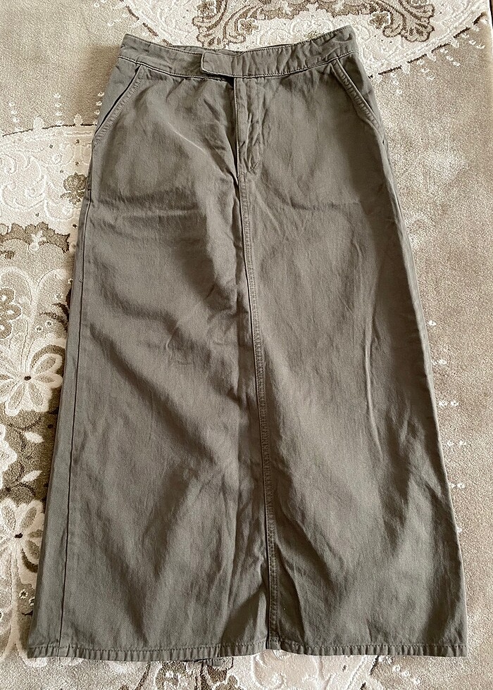 Pullandbear yırtmaçlı kadın etek - Görsel 5