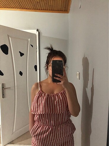 s Beden Kırmızı tulum