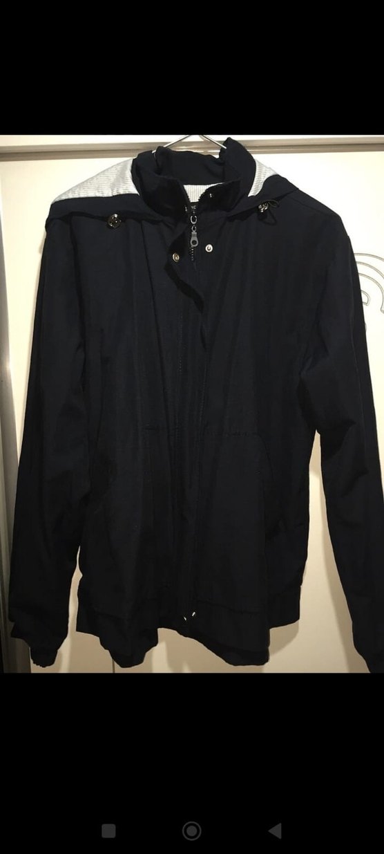 Lacivert Midi Boy Rüzgarlık Fermuarlı - Görsel 2