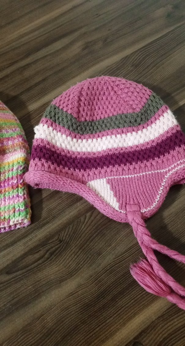 Çocuk Renkli Nakışlı Örgü Bere - Görsel 3