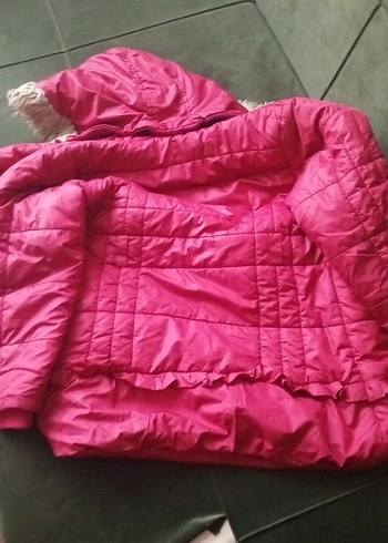 Kız Çocuk Pembe Mont - Görsel 6