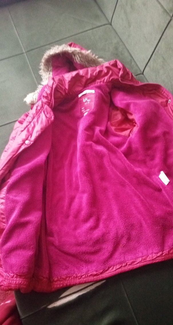 Kız Çocuk Pembe Mont - Görsel 5