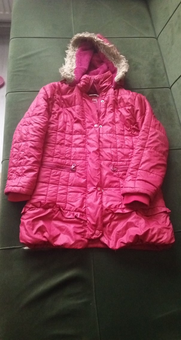 Kız Çocuk Pembe Mont - Görsel 2