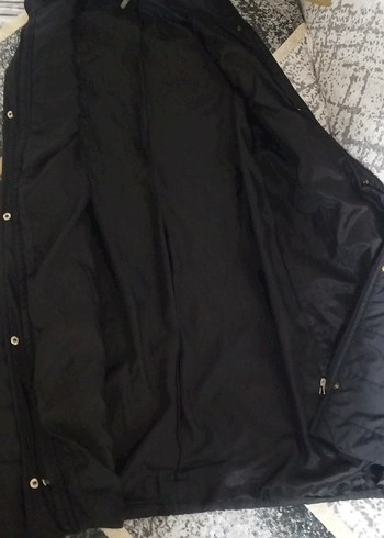 fermuar lı Siyah Uzun Kadın Yelek - Görsel 5