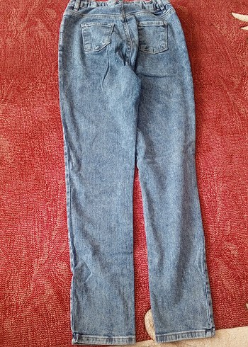 Mavi Midi Kadın Denim Pantolon - Görsel 6