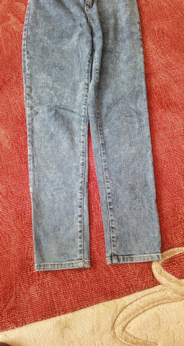 Mavi Midi Kadın Denim Pantolon - Görsel 3