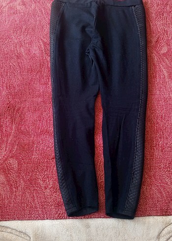 Kadın Siyah Midi Kot Pantolon - Görsel 3