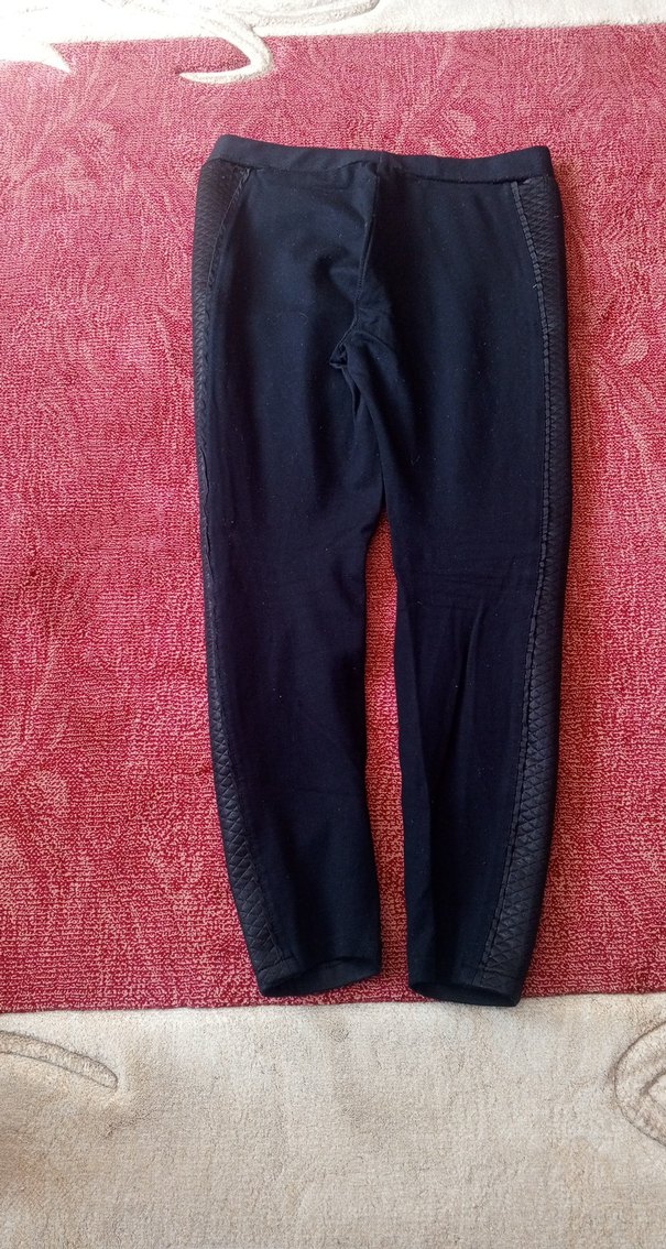 Kadın Siyah Midi Kot Pantolon - Görsel 3