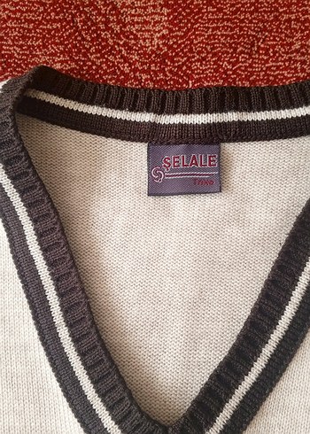 Gri V Yaka  erkekKadın Triko Süveter - Görsel 2