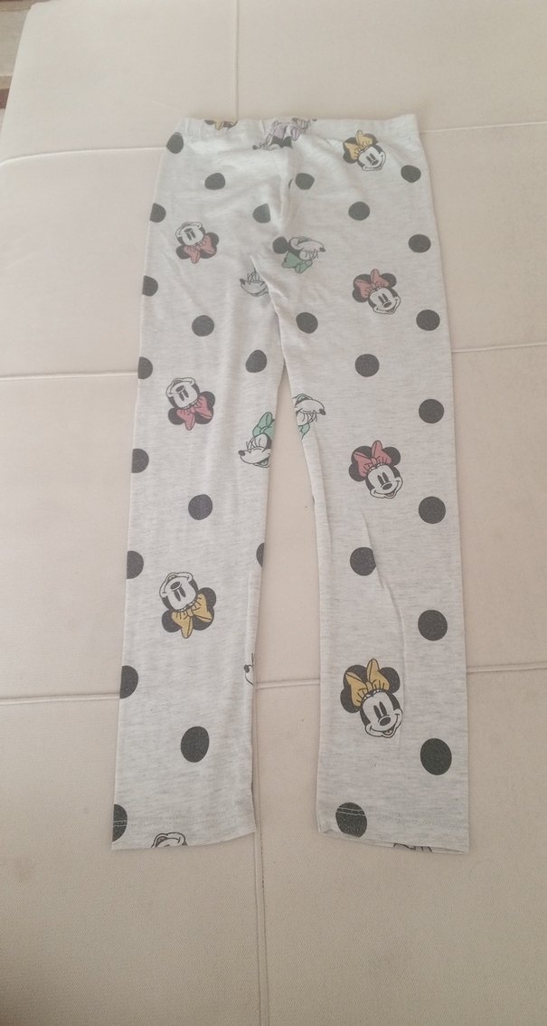 Desenli Gri Kız Tayt - Görsel 2