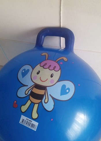 Saplı Mavi Zıp Zıp Top - Görsel 2