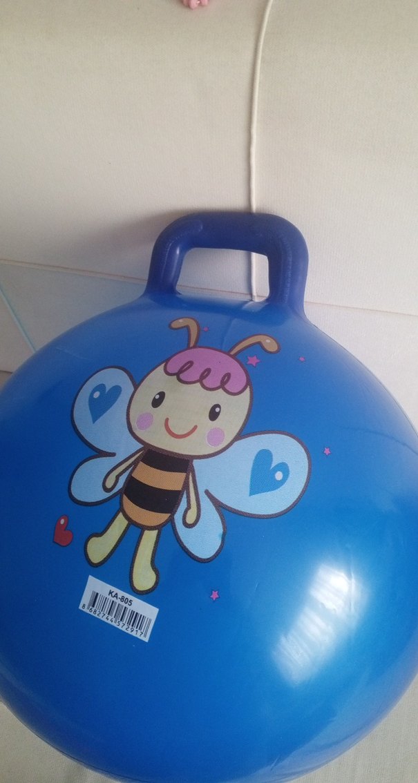 Saplı Mavi Zıp Zıp Top - Görsel 2