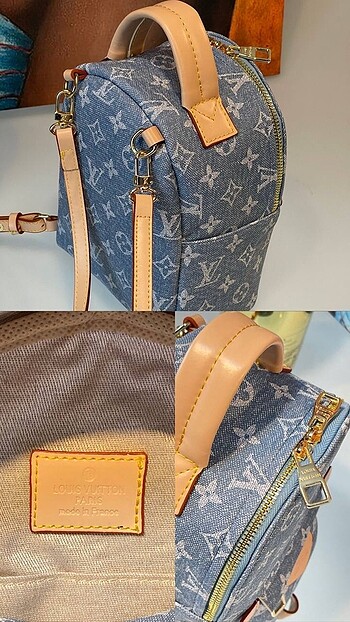 Louis Vuitton Lv denim sırt çantası
